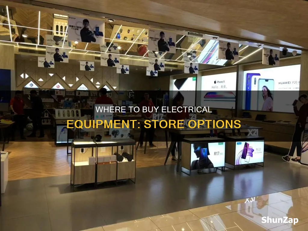 what kind of stores sell electrical equipment