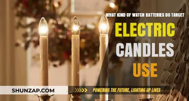 Target Electric Candles: Unveiling the Watch Battery Types They Use