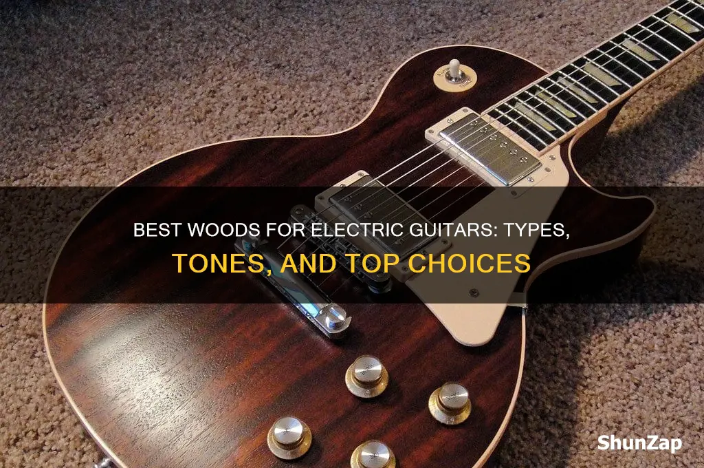 what kind of wood is used for electric guitars