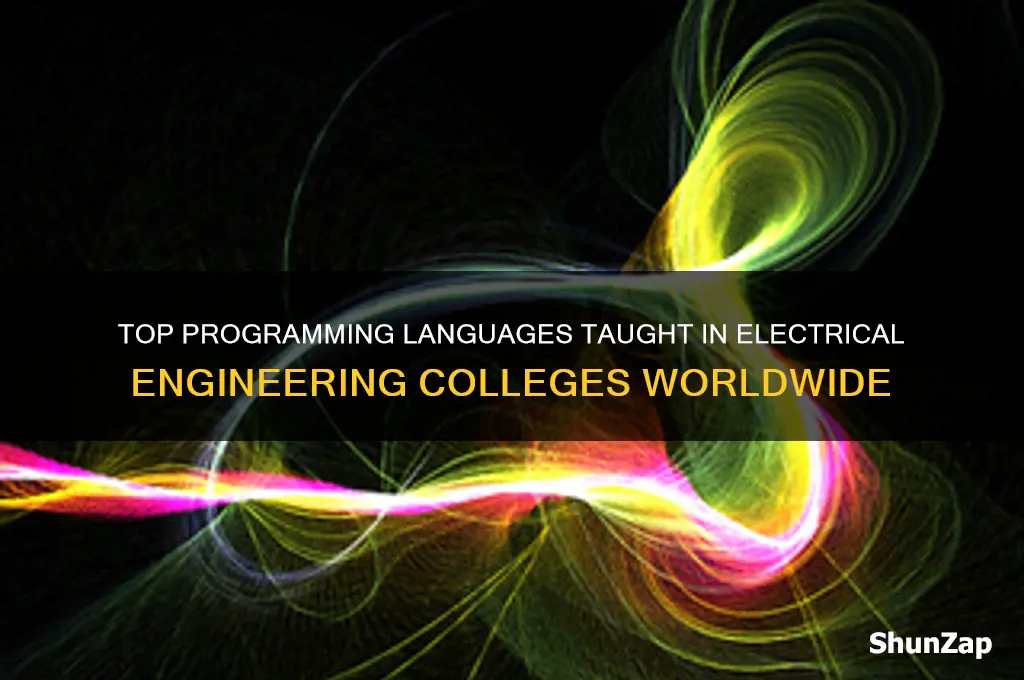 what language do most electral engineering colleges use