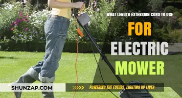 Choosing the Right Extension Cord Length for Your Electric Mower