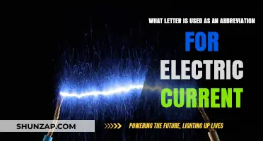 The Letter 'I' as the Standard Abbreviation for Electric Current