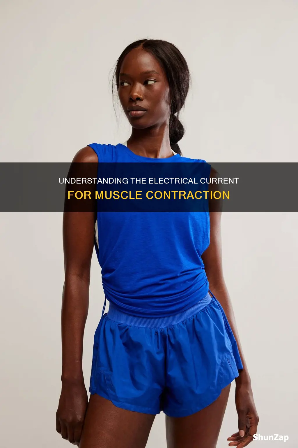 what level of electricity causes muscle contraction