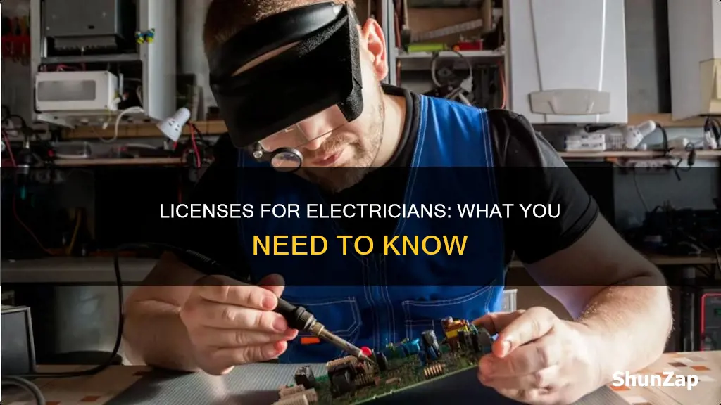 what licenses should an electrical technician have