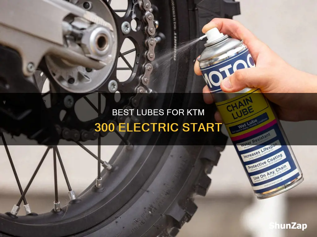 what lube for ktm 300 electric start