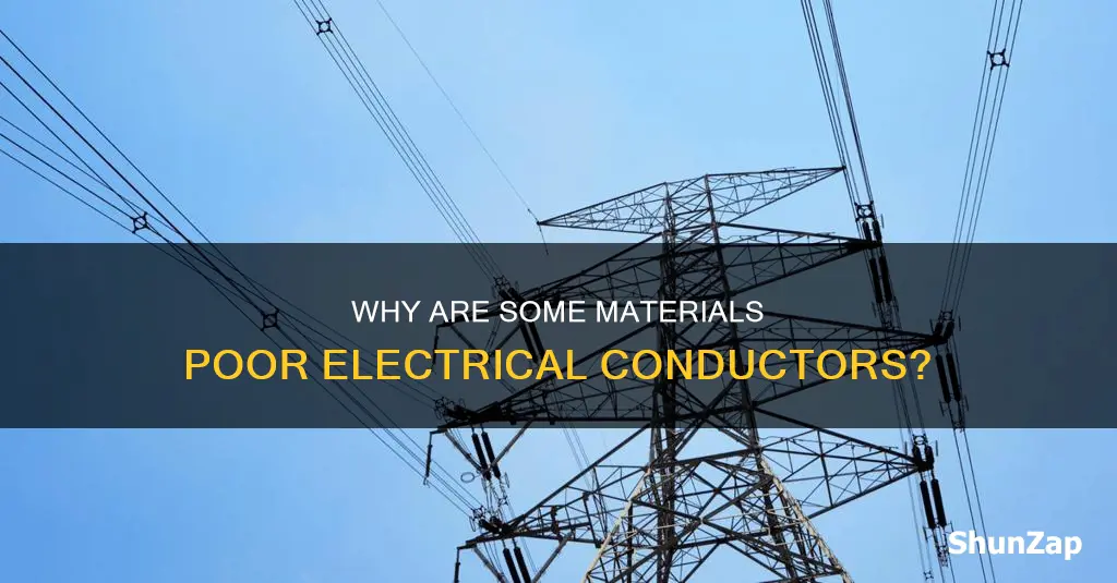 what majes lead a bad electrical conductors