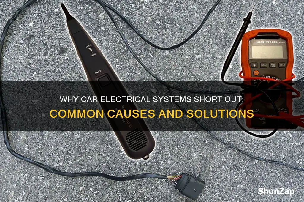 what makes electrical short out on car