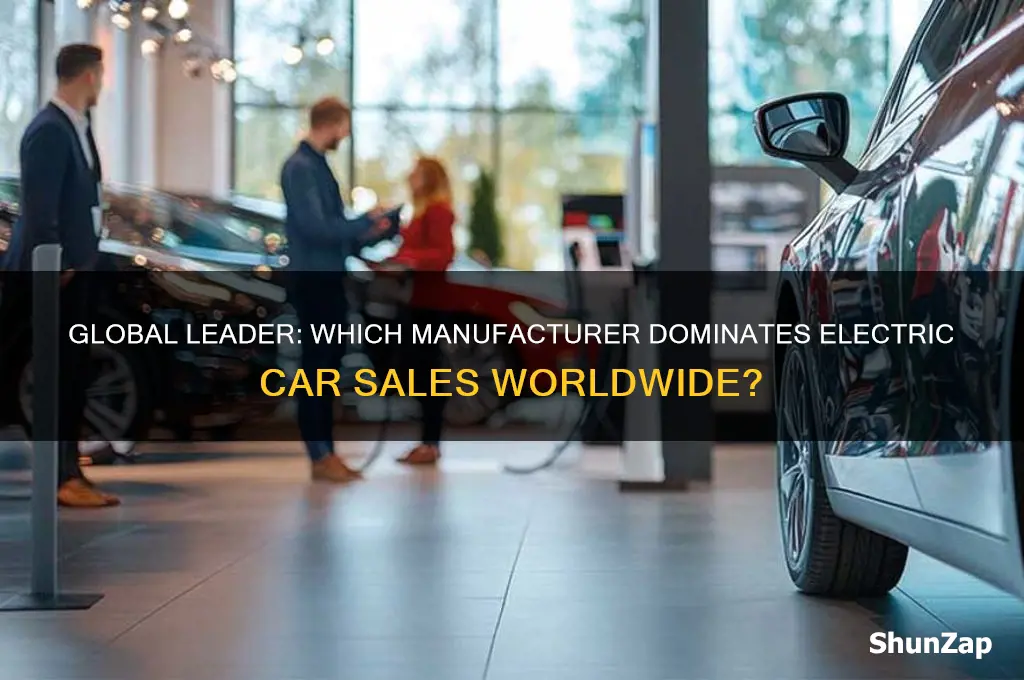 what manufacturer sells the most electric cars world wide