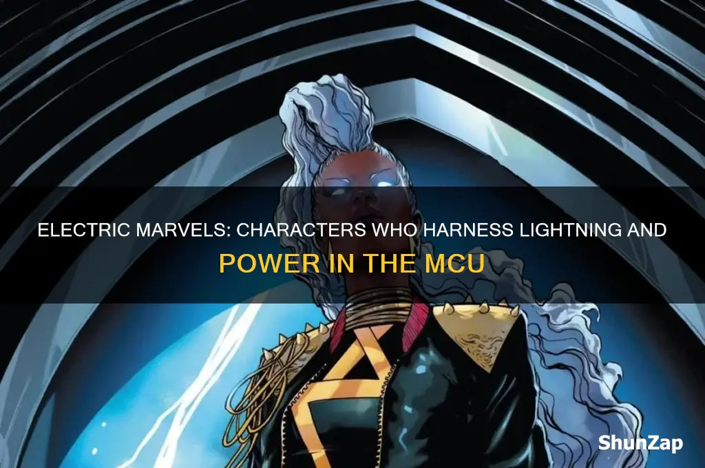 what marvel characters use electricity