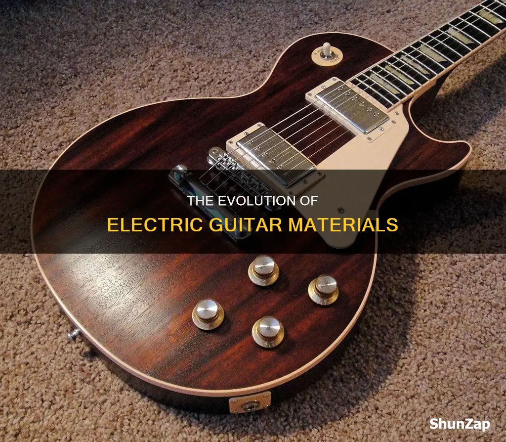 what material are electric guitars made of
