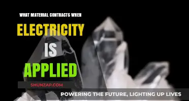 Electricity's Contraction Power: Materials Respond