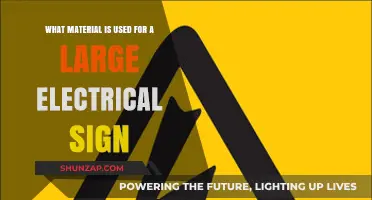 Best Materials for Large Electrical Signs: Durability and Visibility Guide