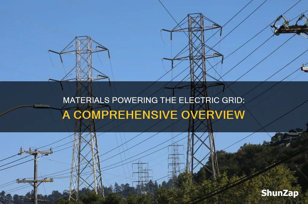 what materials are used in the electric grid