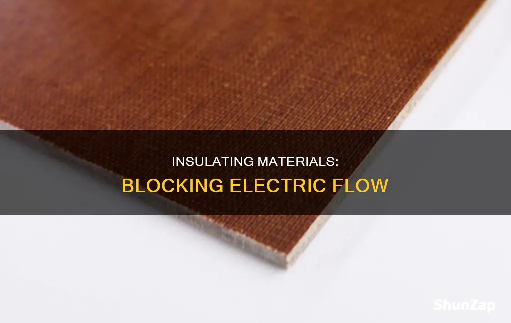 what materials dont allow electricity to flow