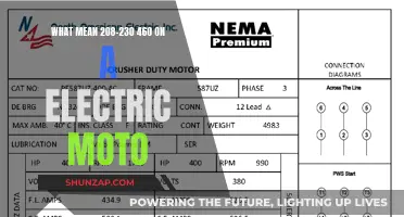 Understanding Electric Motor Voltage: 208-230 and 460 Explained
