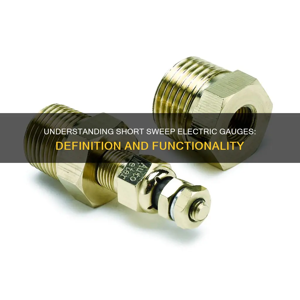 what means short sweep electric gauge
