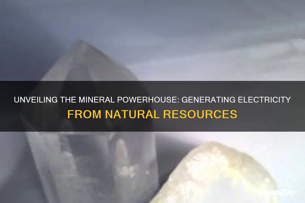 what mineral is used to generate electricity