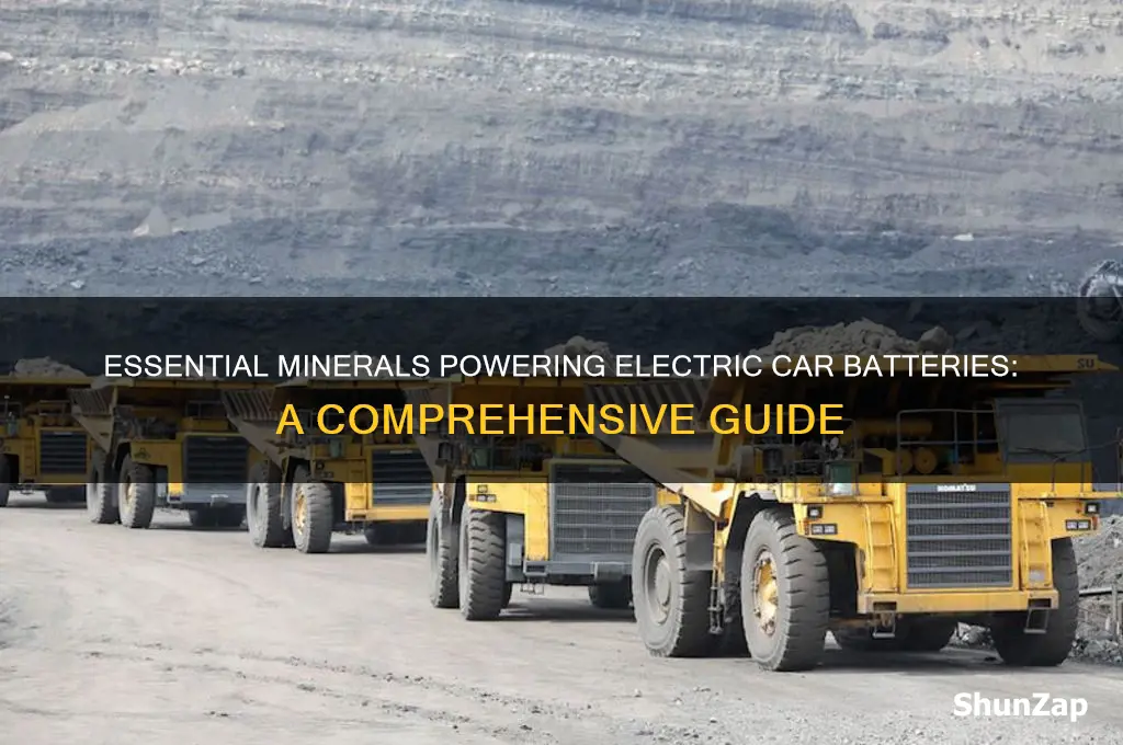 what minerals are needed for electric car batteries