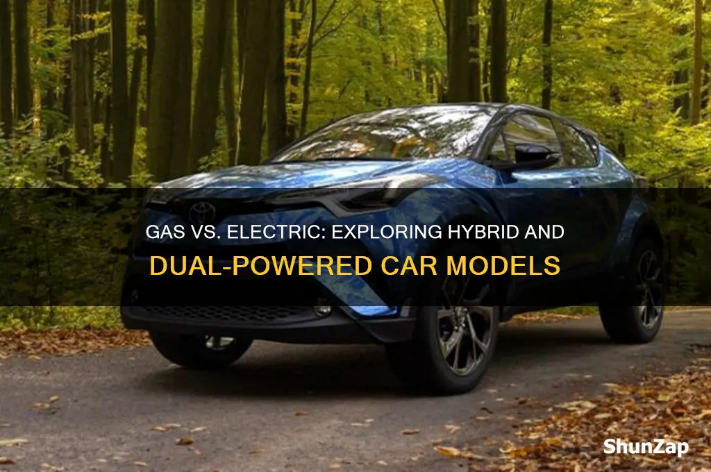 what model cars are gas and electric