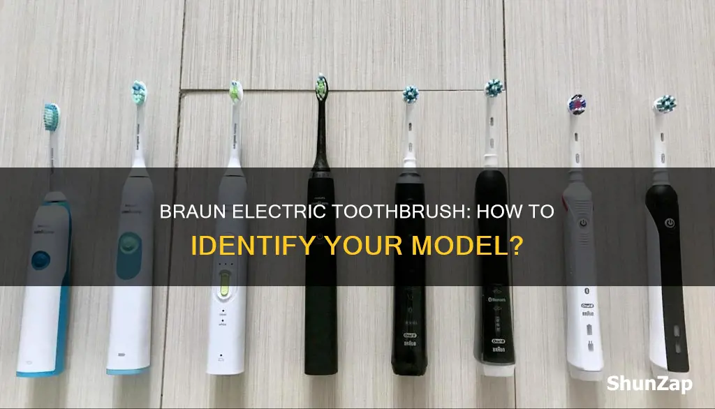 what model is my braun electric toothbrush