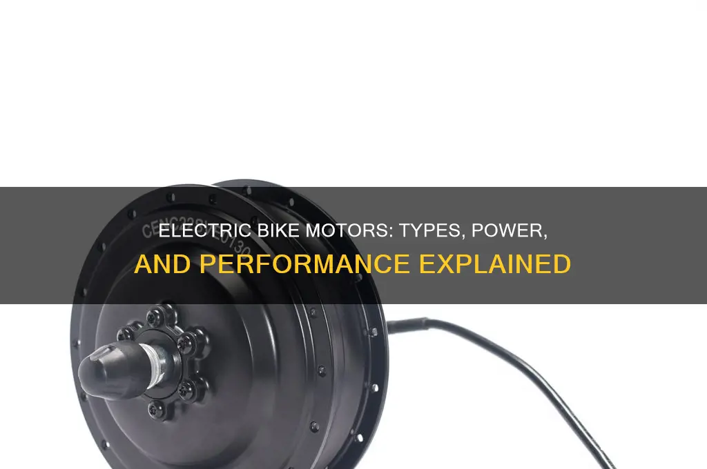 what motor is used in an electric bike