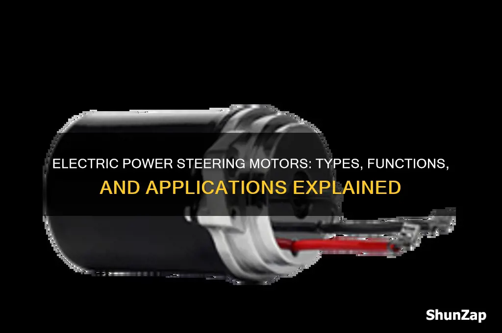 what motors are used in electric power steering