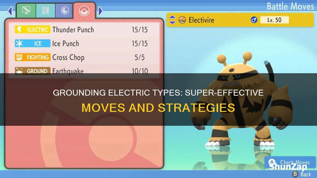 what move is super effective against electric