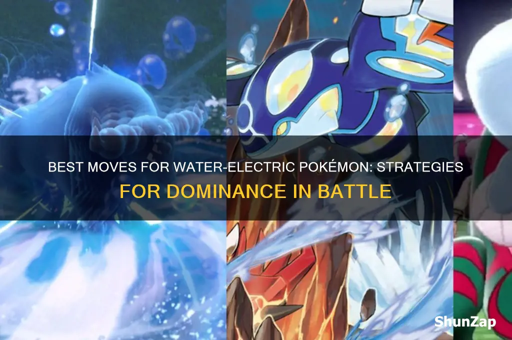 what move to use on a water electric type