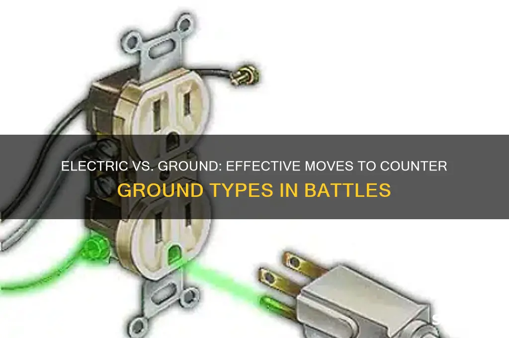 what moves can electric types use against ground type