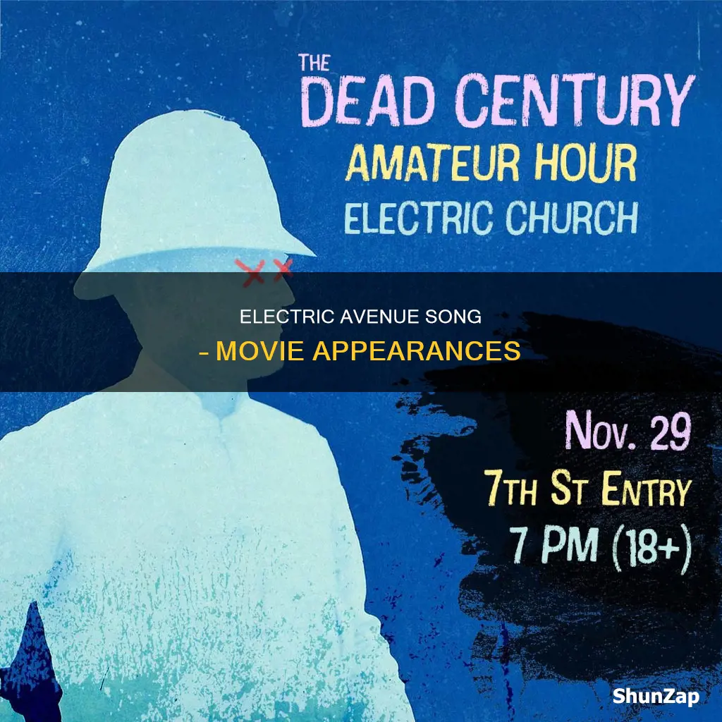what movie is the song electric avenue