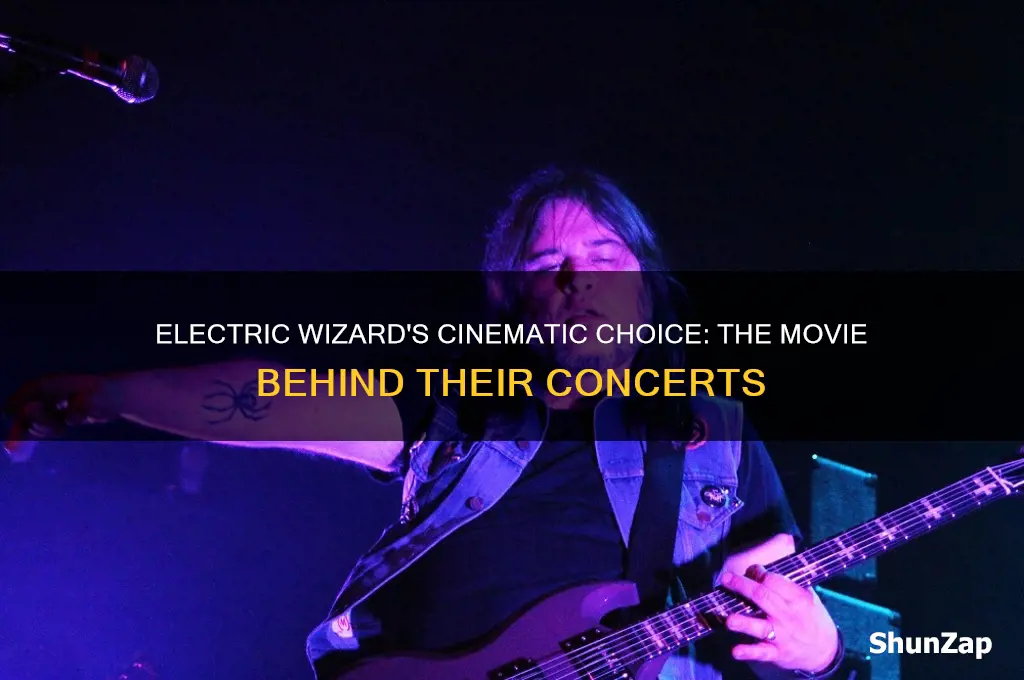 what movie is used at electric wizard concert