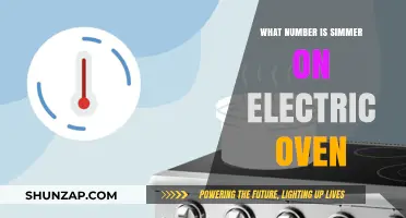 Electric Oven Simmer Settings: What Numbers to Use