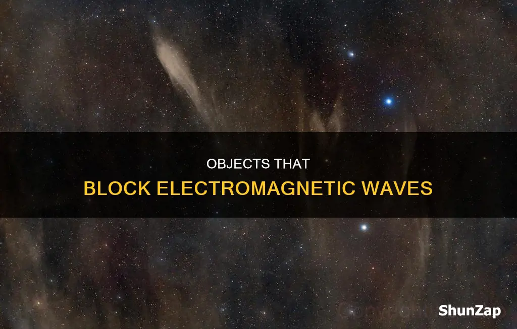 what objects dont edmit electro magnetic radiation