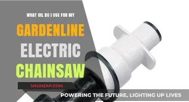 Best Oil for Gardenline Electric Chainsaw Maintenance and Performance