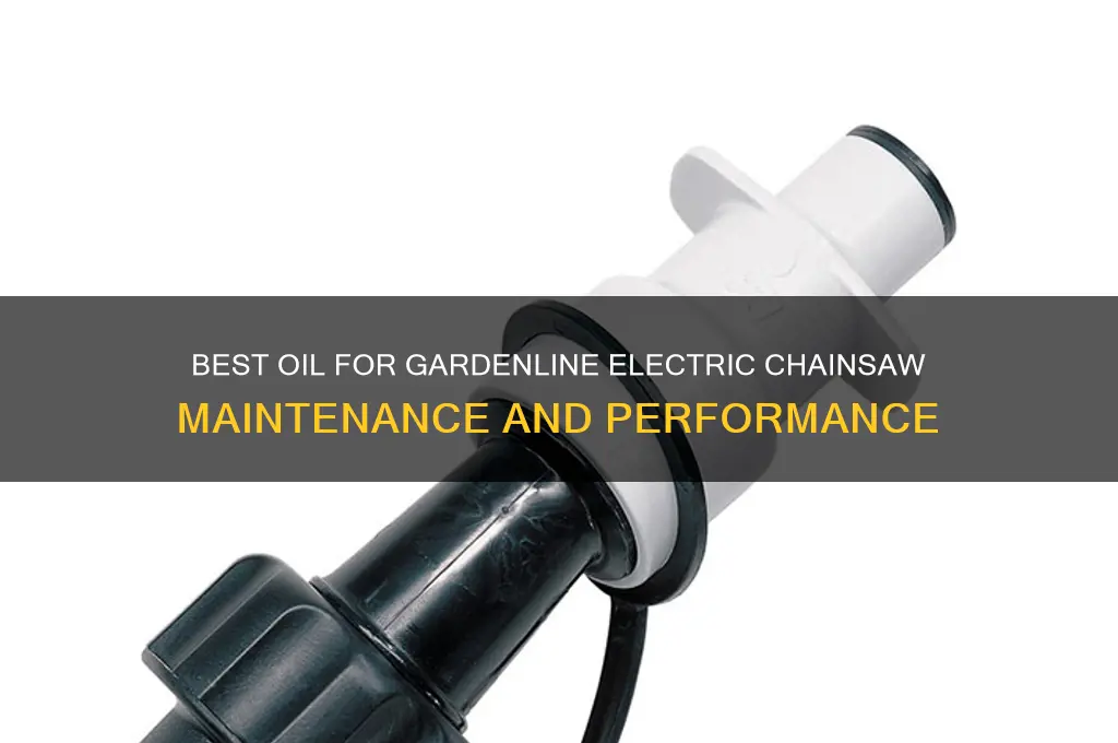 what oil do i use for my gardenline electric chainsaw