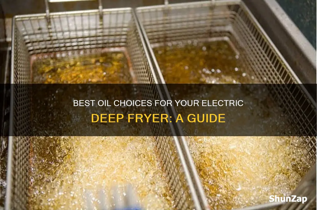 what oil to use in electric deep fryer