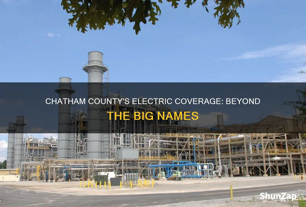 what other electric companies cover chatham county