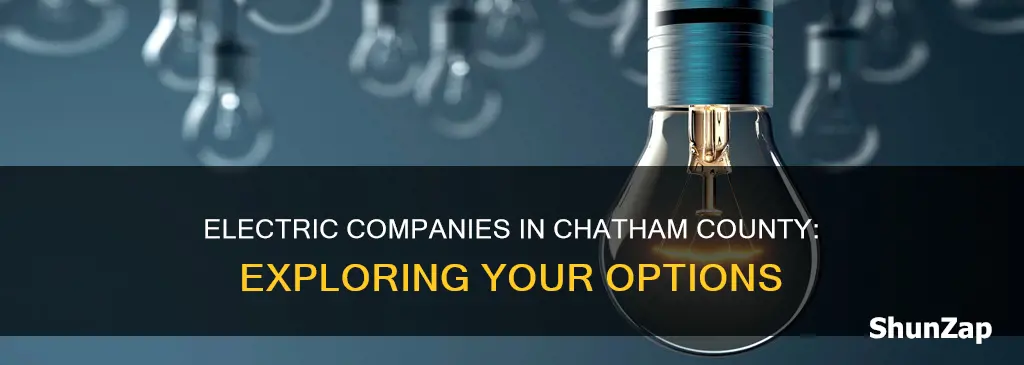what other electric companies cover chatham county