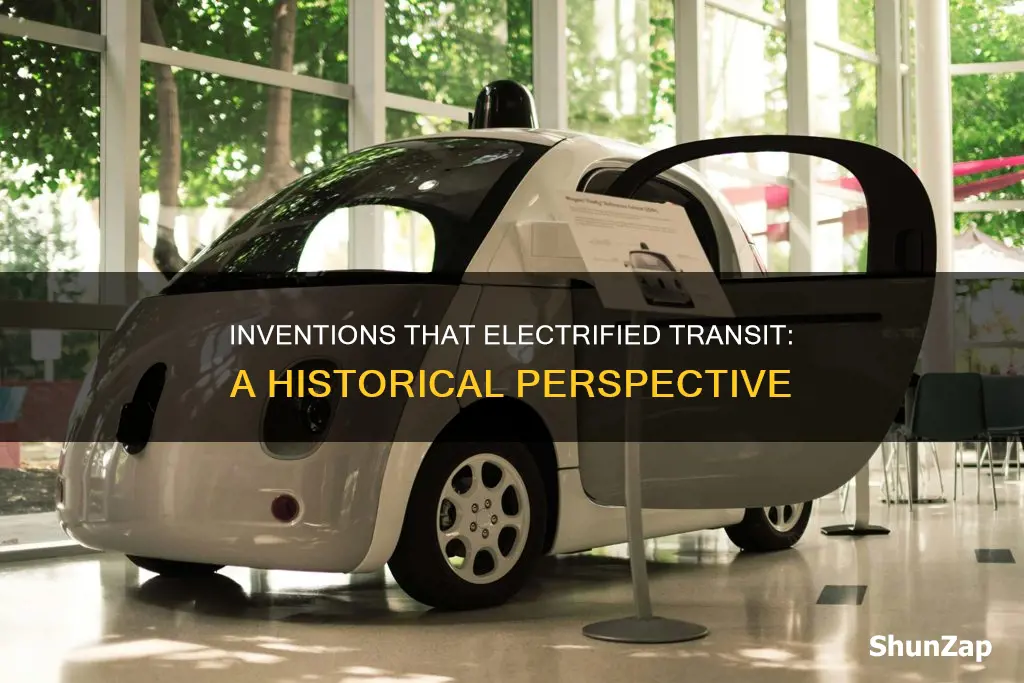 what other inventions made electric transit possible