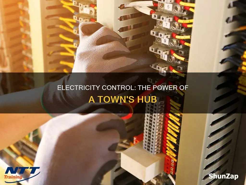 what part of a town controlsthe electricity