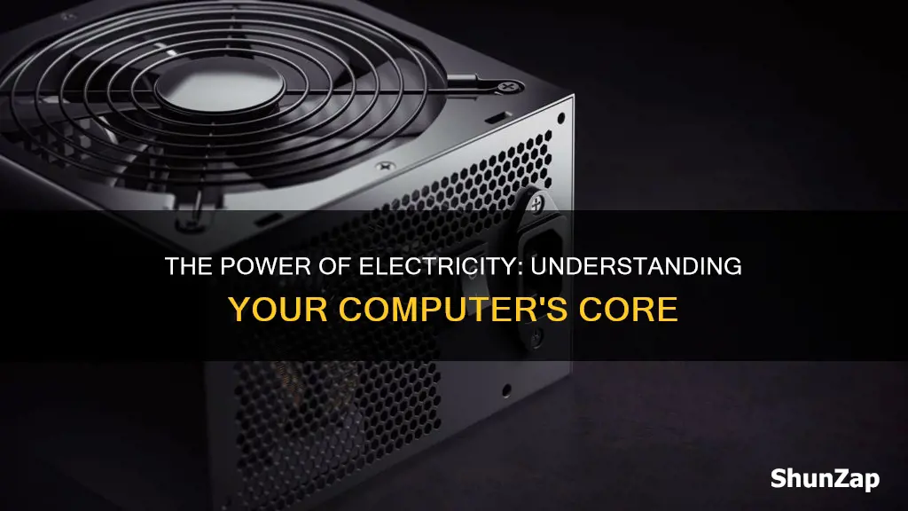 what part of the computer takes electricity