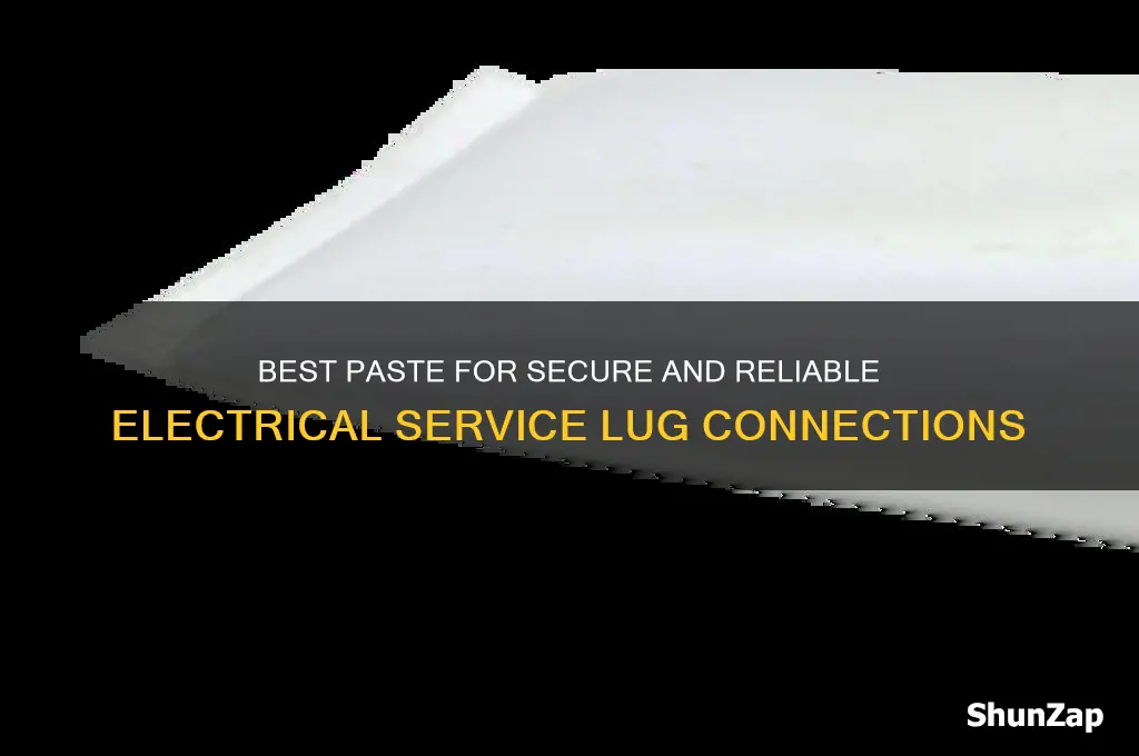 what paste is used on electrical service lug connections