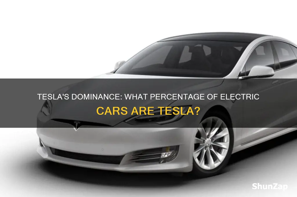 what percent of electric cars are tesla