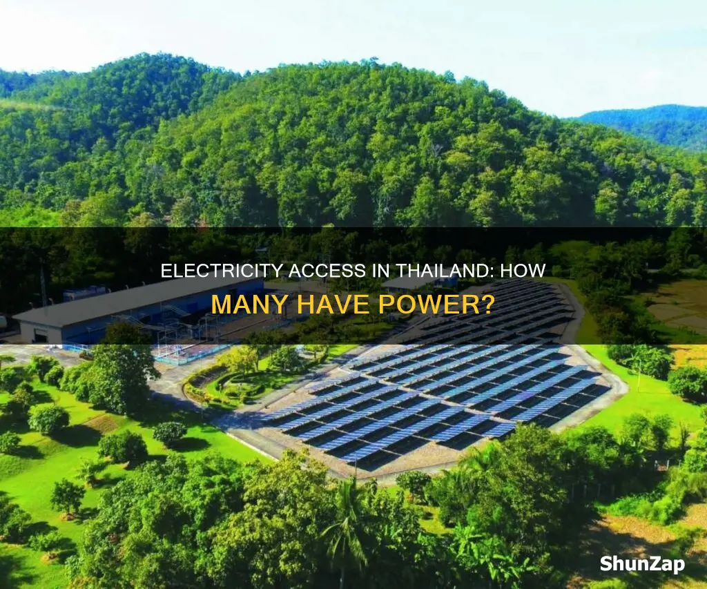 what percent of thailands population has electricity