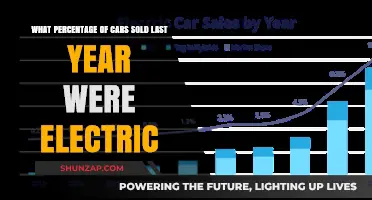 Electric Vehicle Sales Surge: Percentage of Cars Sold Last Year
