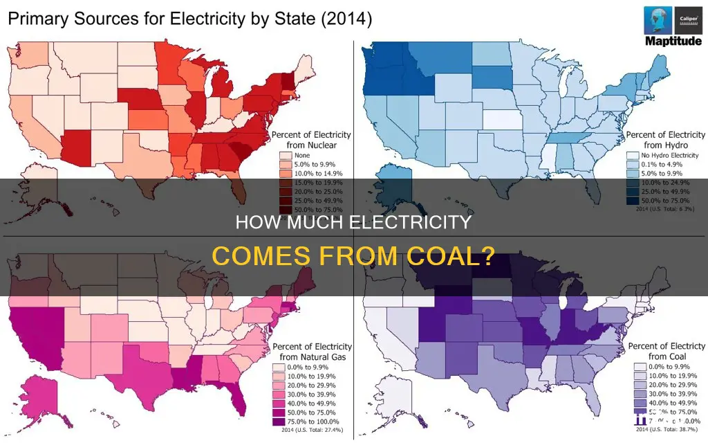 what percentage of electric comes from coal
