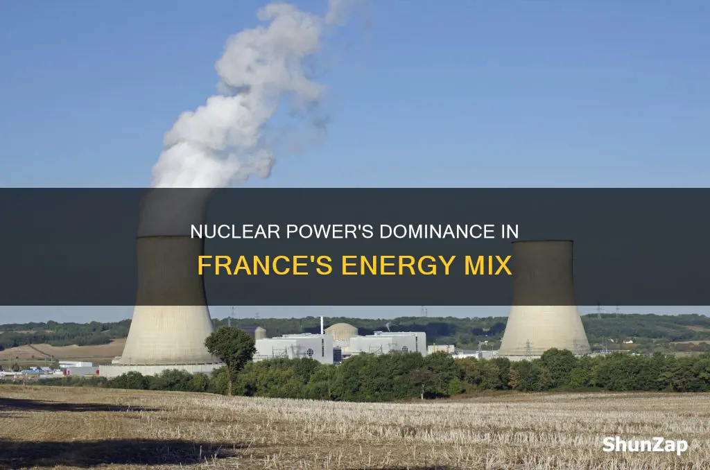 what percentage of french electricity is nuclear