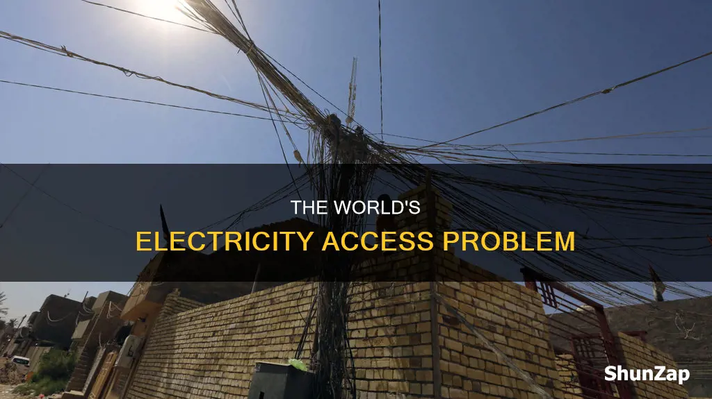 what percentage of population has unstable electricity