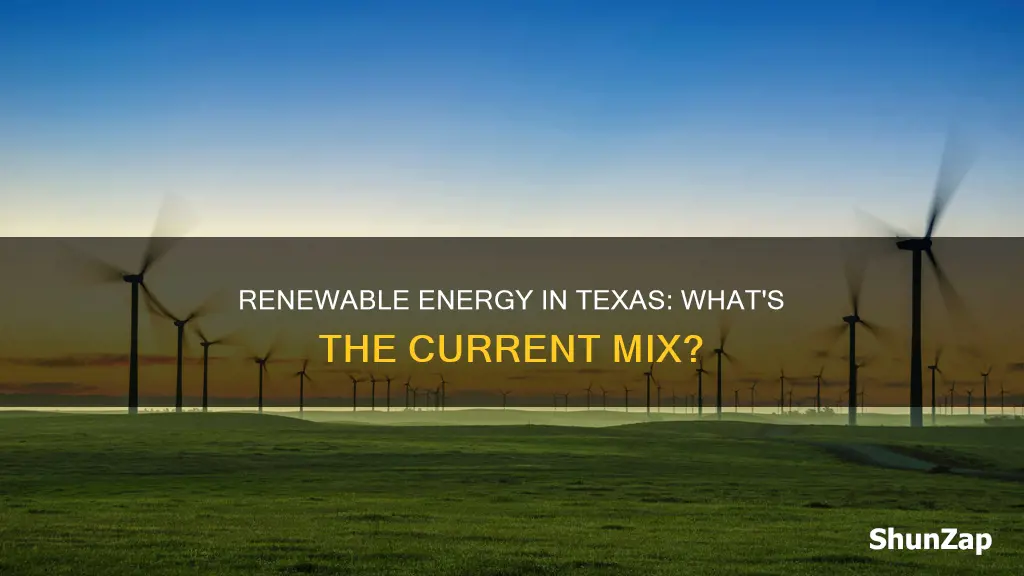 what percentage of texas electricity is renewable