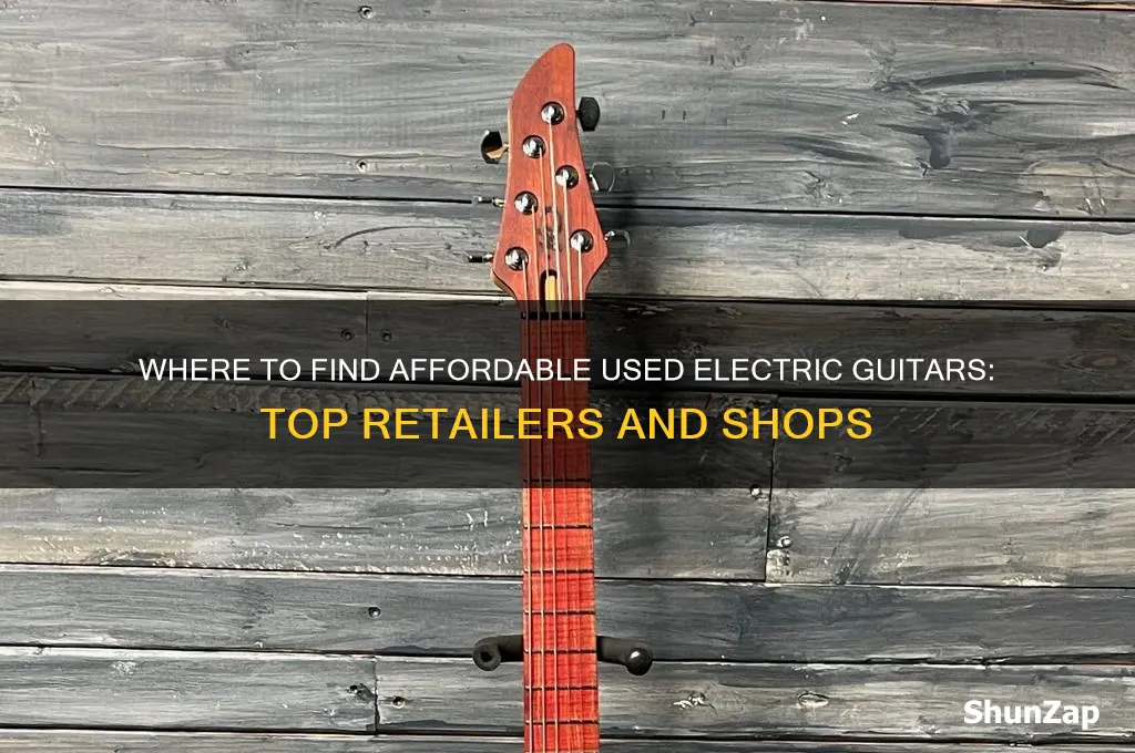 what places sell used electric guitars